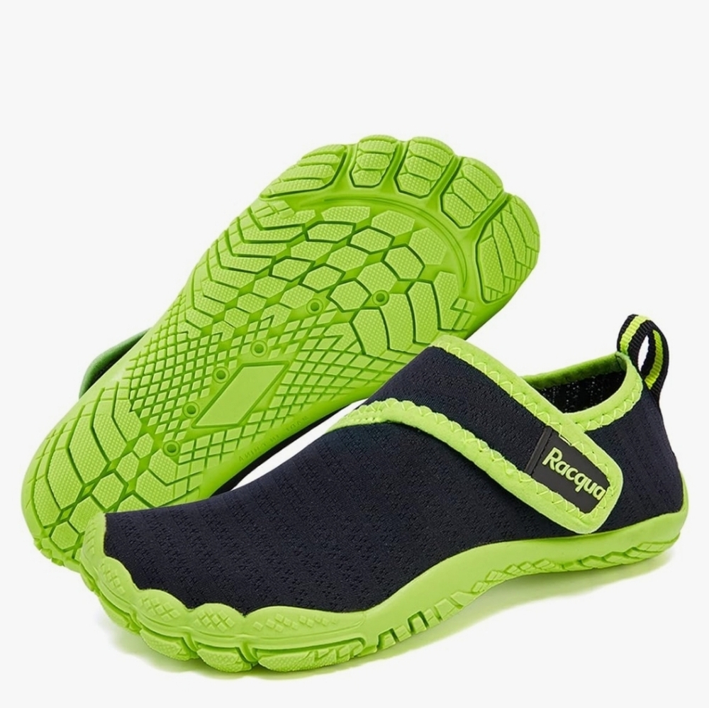 Big Kids 3 Black&Green WaterShoes